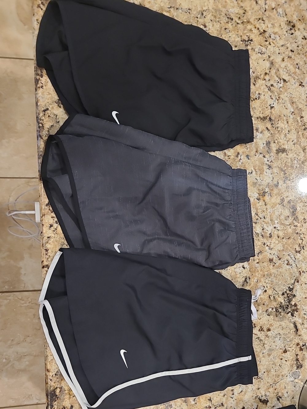 Nike Girls Dri-Fit Athletic Shorts Trio